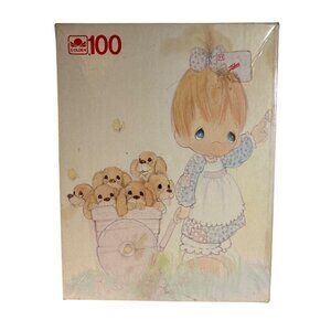 Precious Moments 100 Piece Jigsaw Puzzle By Golden 1991 Fully Interlocking 11.5"
